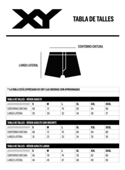 Bóxer Algodón y Lycra Liso - 1387