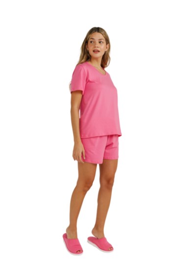 Pijama Yellow Remera Clásica con Short - 1325