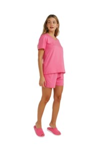 Pijama Yellow Remera Clásica con Short - 1325