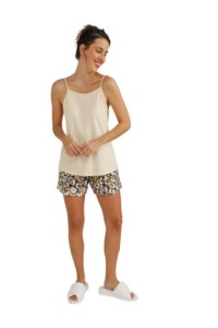 Pijama Musculosa con Tiras y Short- 1725