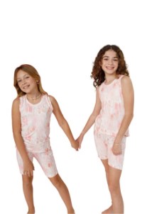 Pijama Nena Musculosa con Biker Estampado - 5924