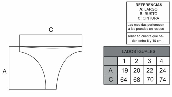 Vedetina Lados Iguales Harley - C5525B