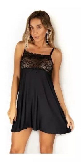 Camisolin Lycra y Puntilla - 723