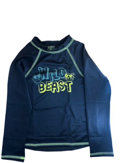 Remera Manga Larga con Factor UV con Estampado - 65024