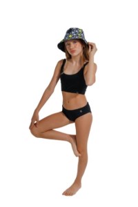 Bikini Niña Top con Bombacha Lisa - TT125C