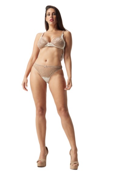 Conjunto sin Aro Encaje Vedetina Nicole - 5148