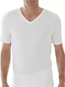 544 - Camiseta Térmica Manga Corta Escote  V