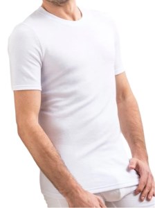  410 - Camiseta Algodón Manga Corta Escote Redondo