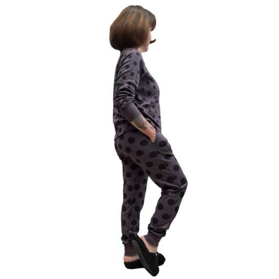 5970 - Pijama M/L Algodón a Lunares