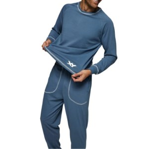 8060 - Pijama Hombre Manga Larga Liso