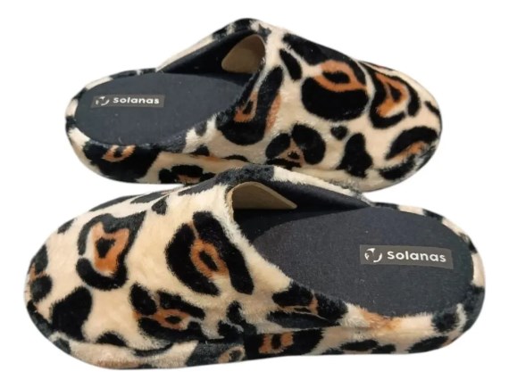 750 - Pantuflón de Peluche Abierta